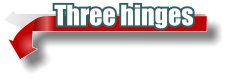 Three hinges